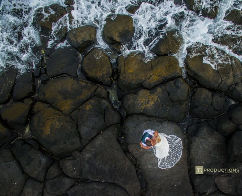 Vos photos de mariage à l’île Maurice par drone
